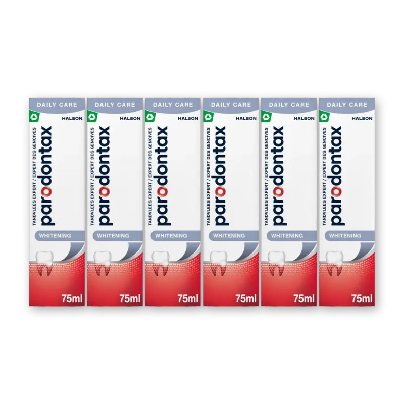 Parodontax Whitening tandpasta 6-pack