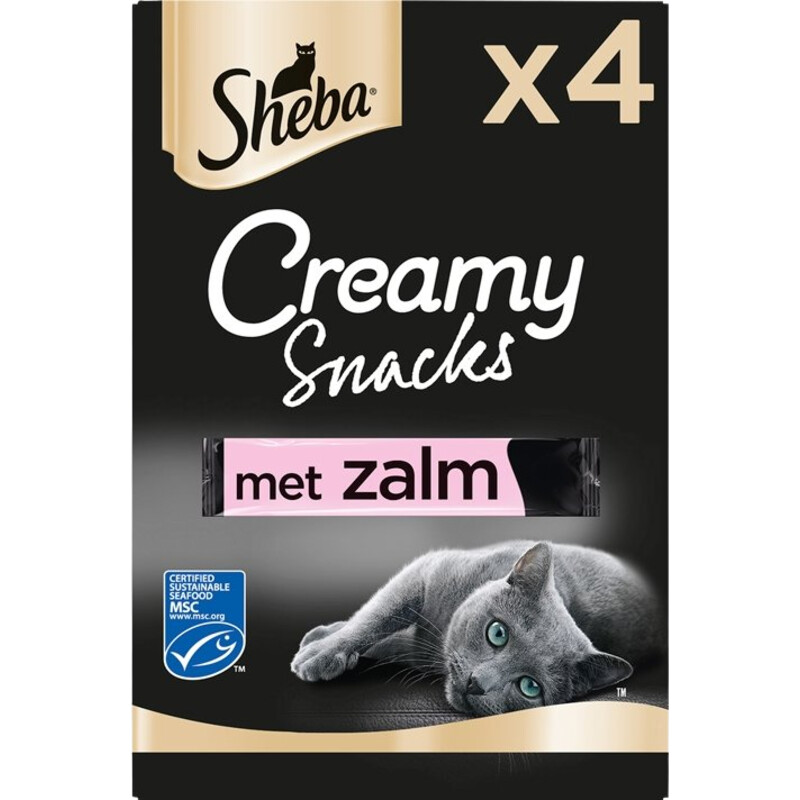 Een afbeelding van Sheba Creamy snacks zalm