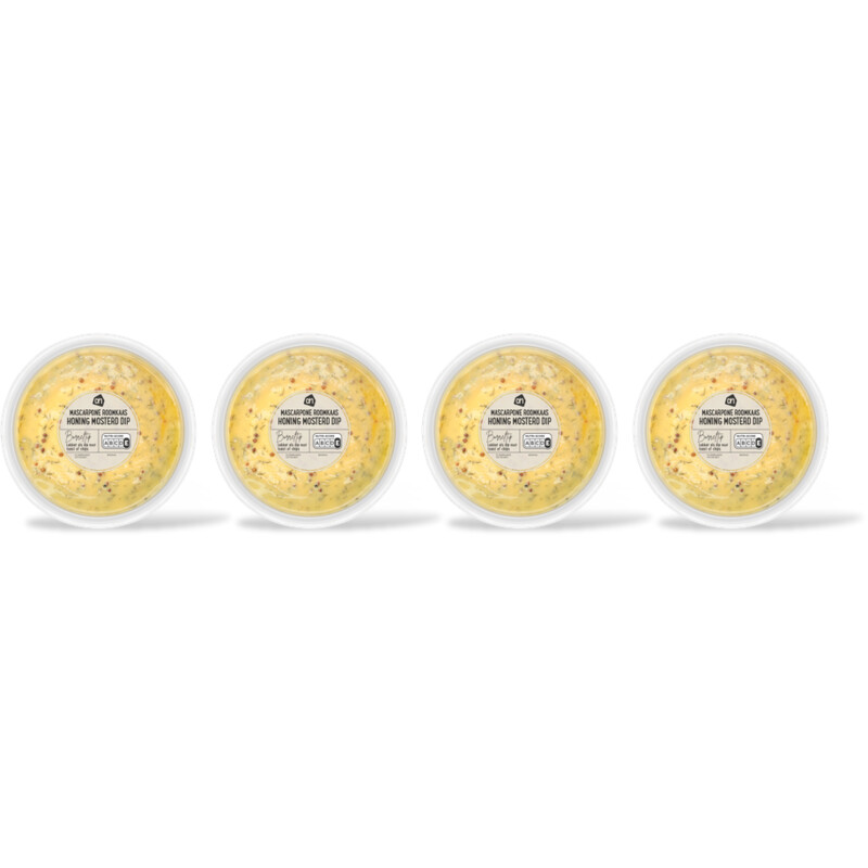 AH Mascarpone roomkaas honingmosted dip 4pk