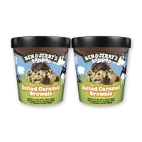 Ben & Jerry's Salted caramel brownie 2-pack