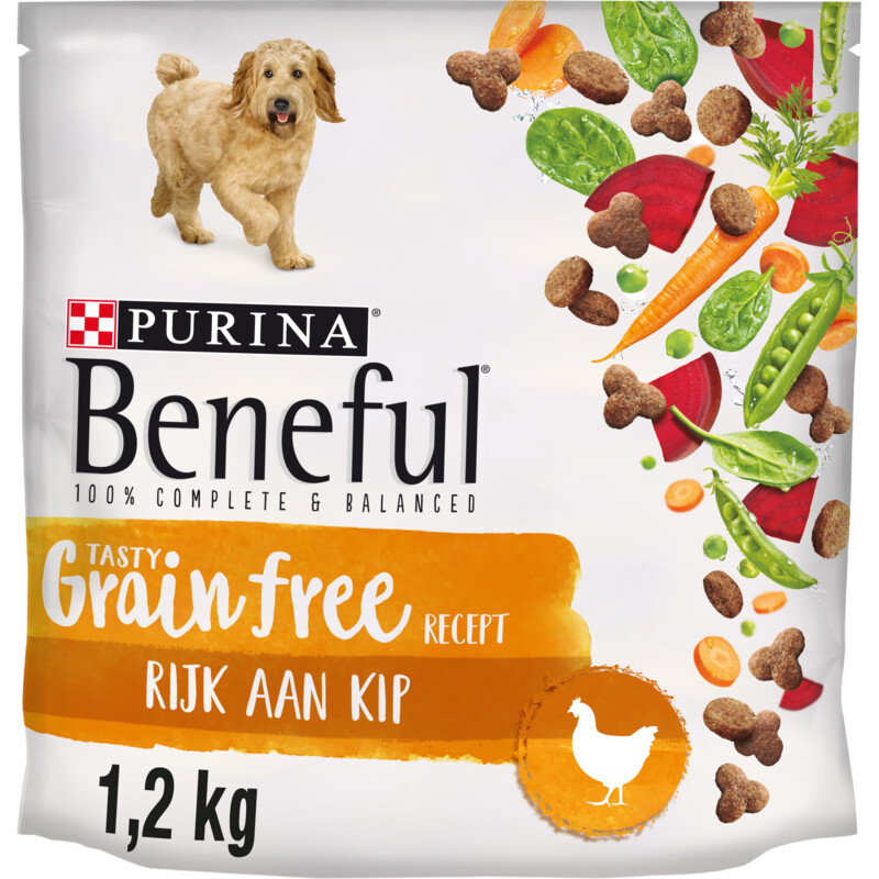 Een afbeelding van Beneful Grain free adult rijk aan kip