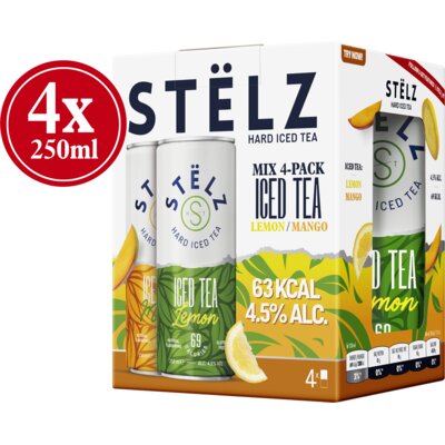 pdp-image-Stëlz Hard iced tea mango lemon 4-pack