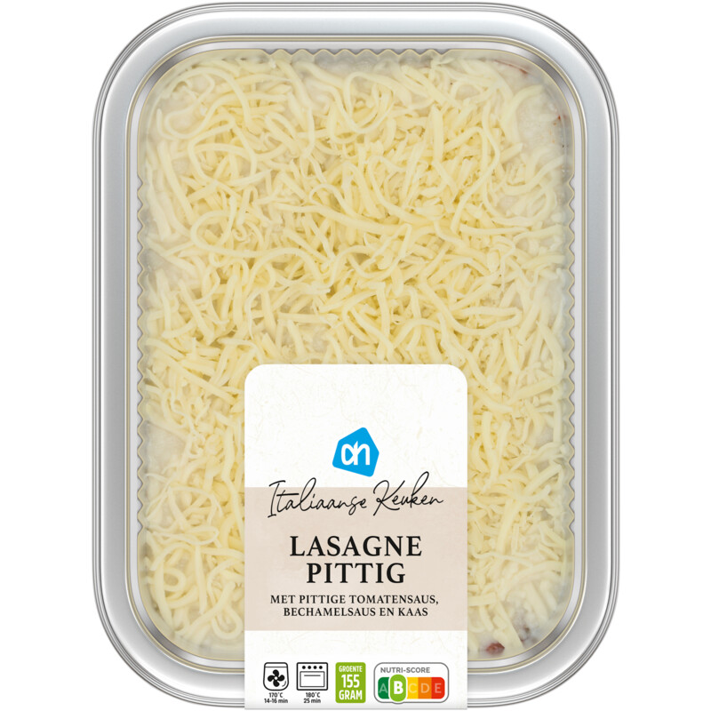 Een afbeelding van AH Lasagne pittig