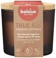 Bolsius True joy geurglas kurk oriental softness
