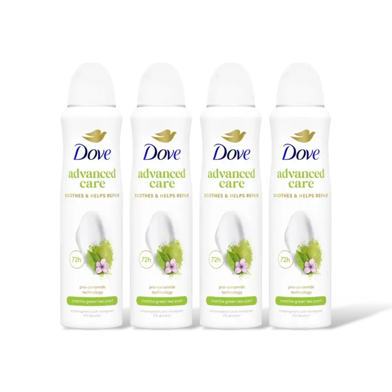 Dove Matcha & sakura deodorant spray 4-pack