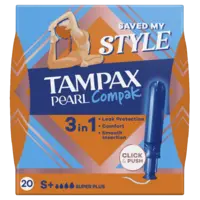 Tampax compak pearl super plus SP X20