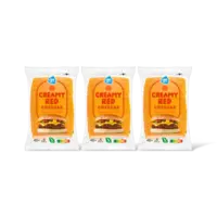 AH Creamy red cheddar 48+ plakken 3-pack