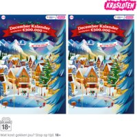 Een afbeelding van Kraslot December Kalender 10 euro: Het kado!