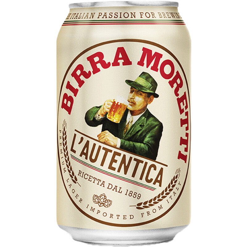 Birra Moretti L'autentica bier