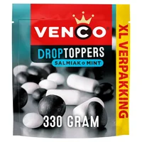Venco Droptoppers salmiak & mint voordeelpak