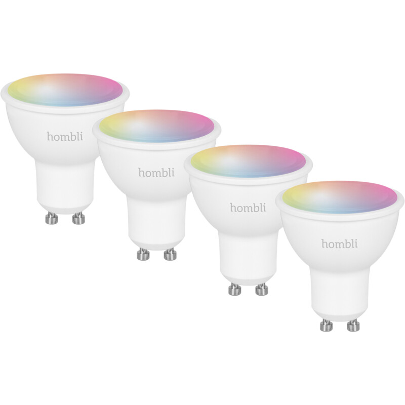 Hombli Smart spot cct+rgb 4 stuks