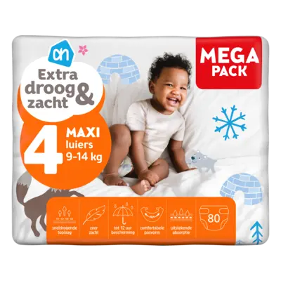 pdp-image-AH Extra droog en zacht luiers maat 4