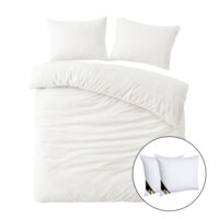 Een afbeelding van Ten Cate Flanellen dbo 200x200/220 wit 2k