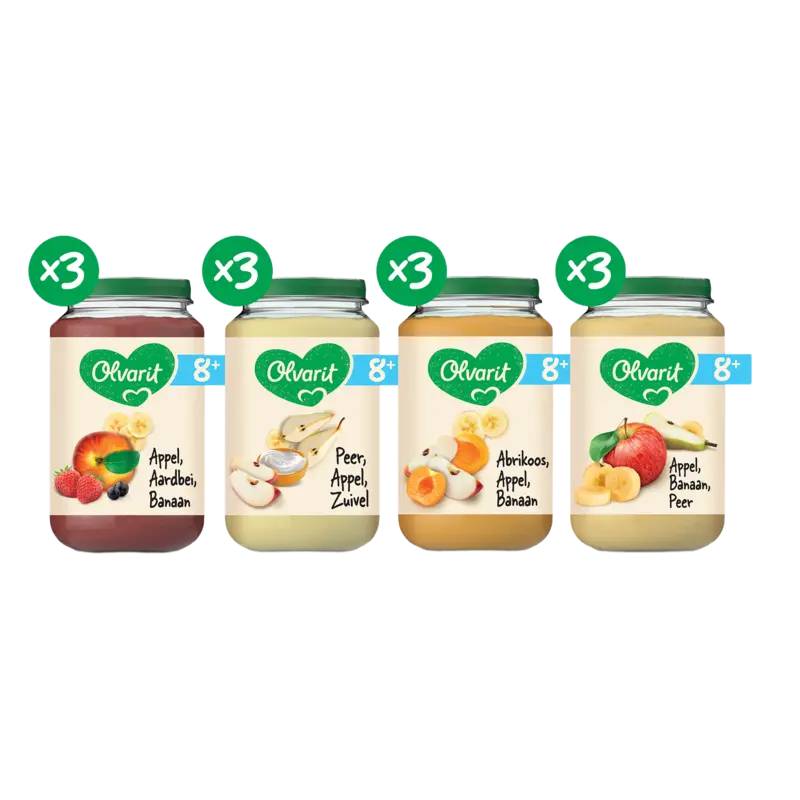 Variatiemenu fruit 8m+