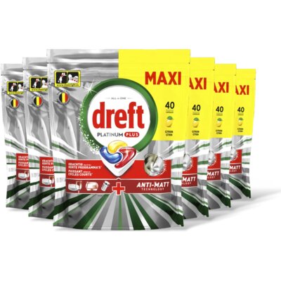pdp-image-Dreft Platinum+ vaatwastabletten citroen 6pk