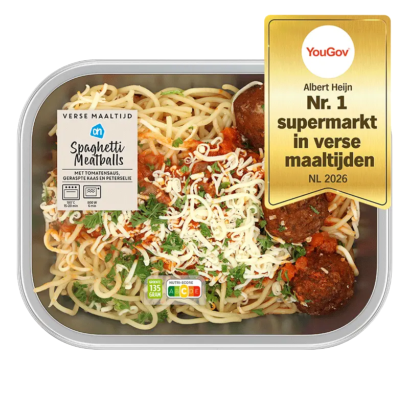 AH Uit eigen keuken spaghetti meatballs