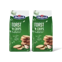 Haust Toast en chips knoflook 2-pack