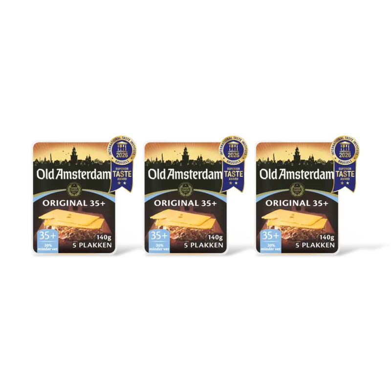 Old Amsterdam Original 35+ plakken 3-pack
