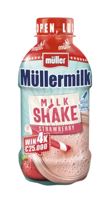 pdp-image-Müller Müllermilk milkshake aardbeismaak