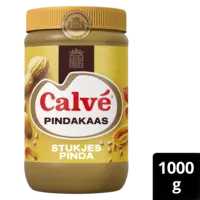 Calvé Pindakaas met stukjes pinda