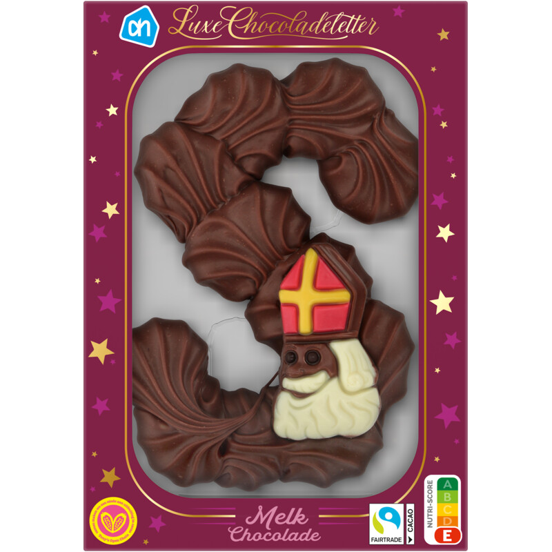 AH Luxe chocoladeletter melk chocolade