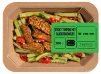 Plaza Foods Sticky tempeh met sajoerboontjes