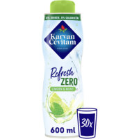 Een afbeelding van Karvan Cévitam Refresh Zero limoen & munt siroop