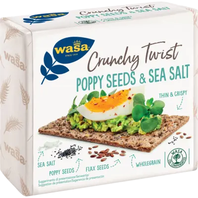 pdp-image-Wasa Crunchy twist poppy seeds & sea salt