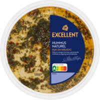 Een afbeelding van AH Excellent Hummus naturel met geroosterde knoflook