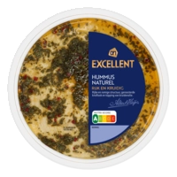 AH Excellent Hummus naturel met geroosterde knoflook
