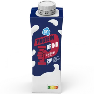 pdp-image-AH Proteïne drink aardbei smaak