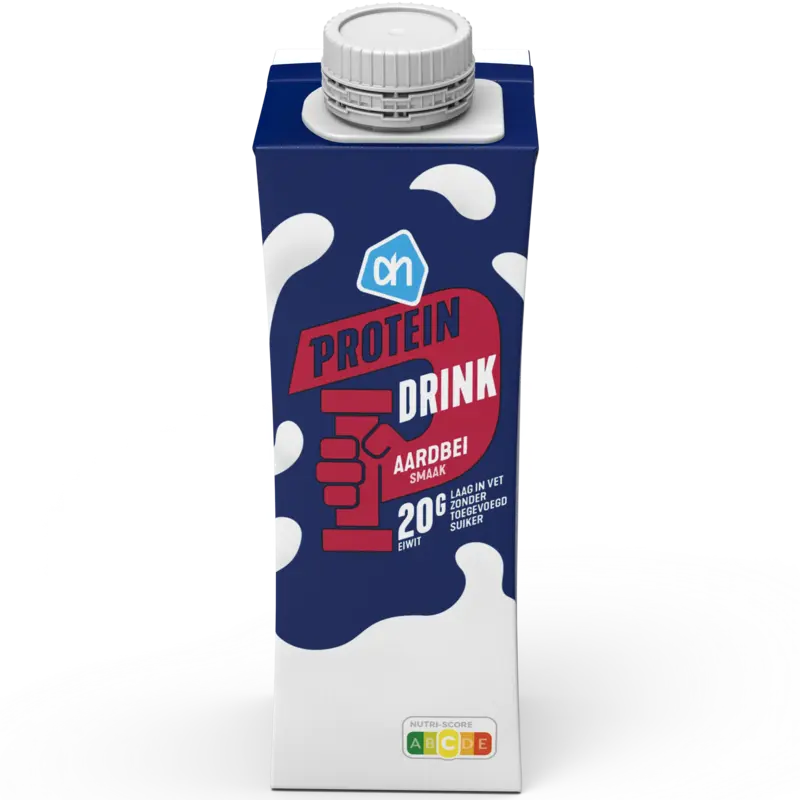 Proteïne drink aardbei smaak