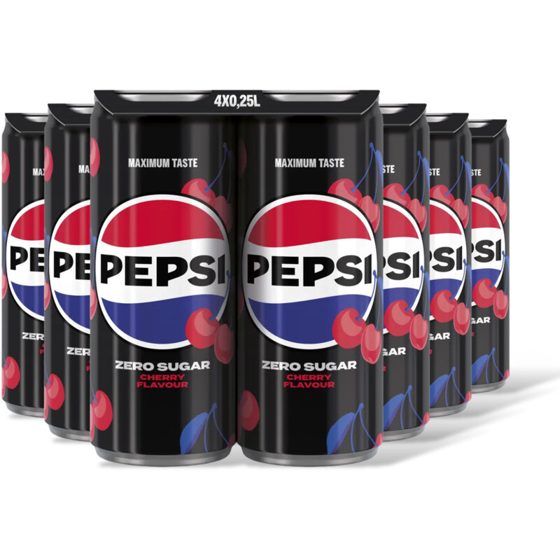 Pepsi Zero sugar cherry 24-pack