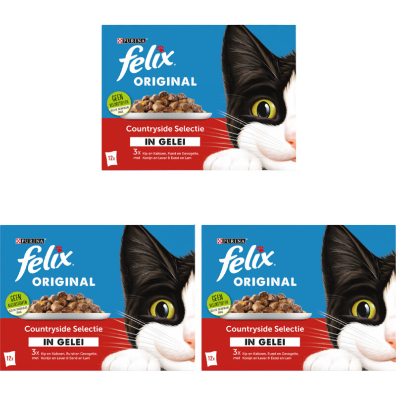 Een afbeelding van Felix Original countryside gelei 3-pack