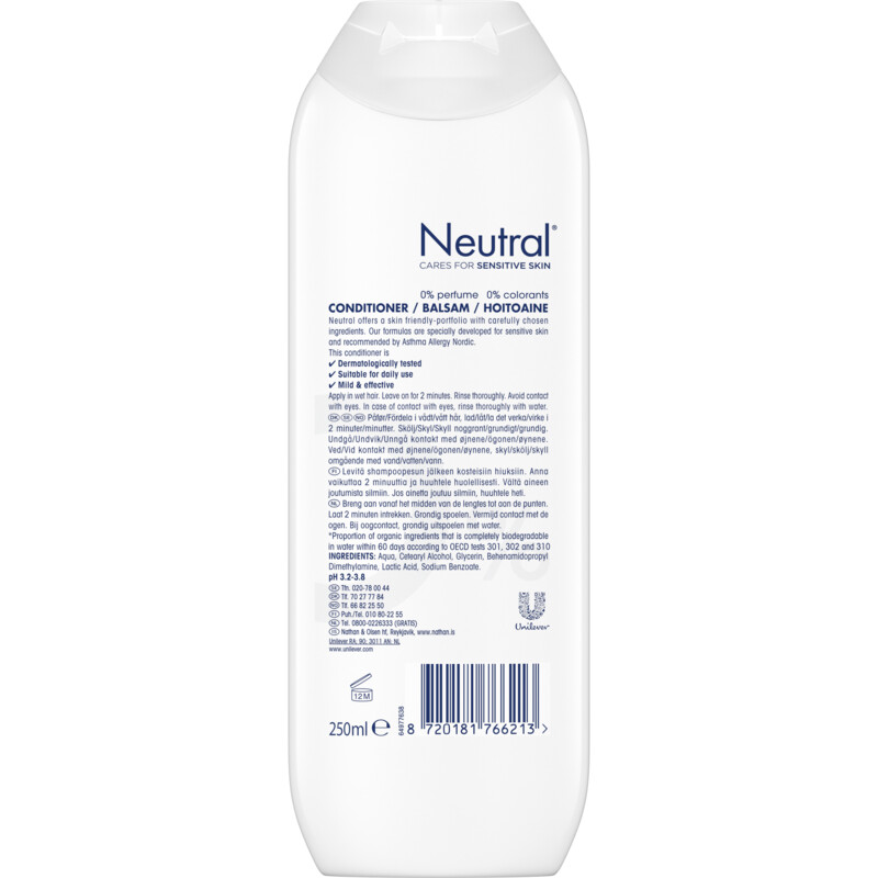 Een afbeelding van Neutral Parfumvrij conditioner