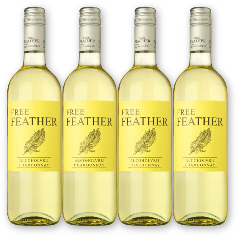 Free Feather Free Feather Chardonnay AF 4 flessen