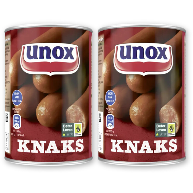Unox Knaks 2-pack