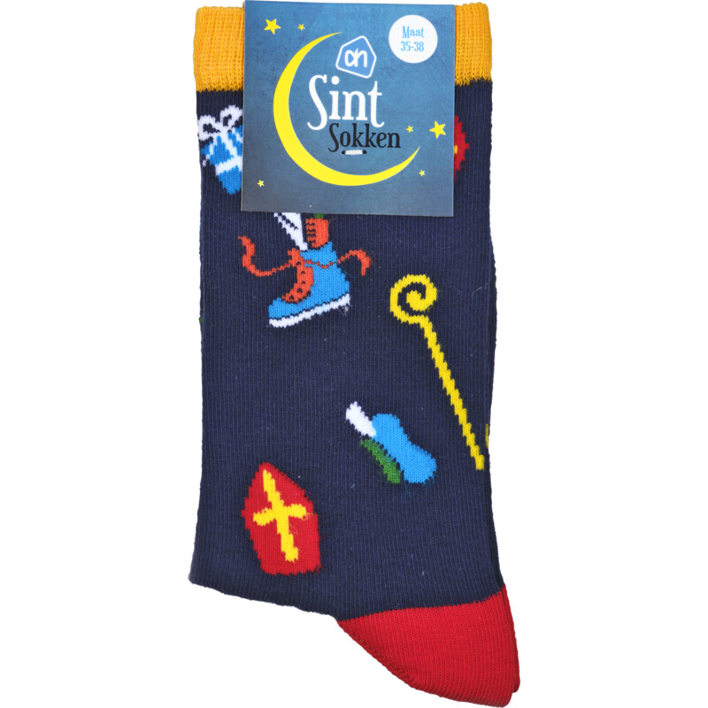 Een afbeelding van AH Sinterklaas sokken maat 35-38