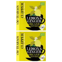 Clipper Lemon & ginger organic infusion 2-pack