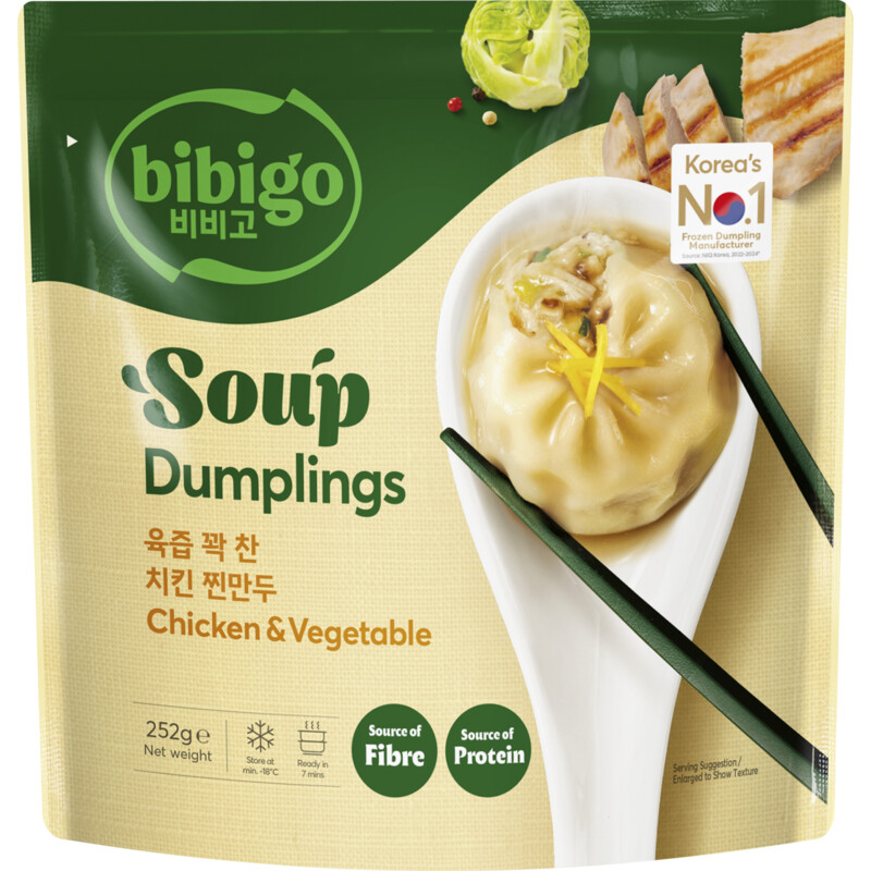 Bibigo Soup dumpling chicken & vegetable