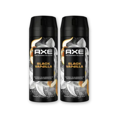 pdp-image-Axe Black vanilla deodorant bodyspray 2-pack