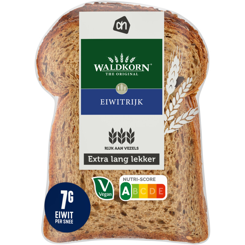 Een afbeelding van AH Extra lang lekker waldkorn eiwit half