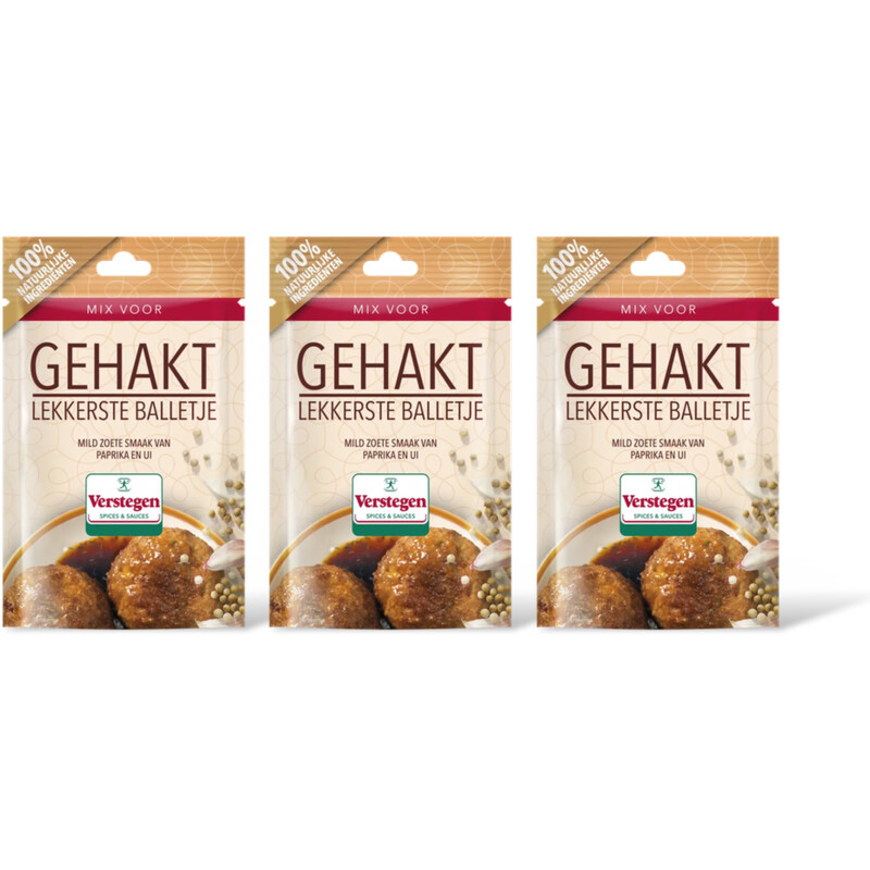 Verstegen Mix gehakt lekkerste balletje 3-pack