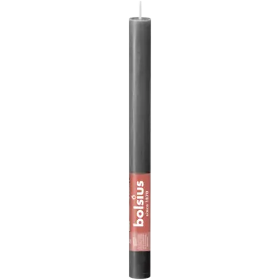 pdp-image-Bolsius Dinerkaars rustiek antraciet 27cm