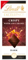 Lindt Excellence crispy wafer & caramel dark