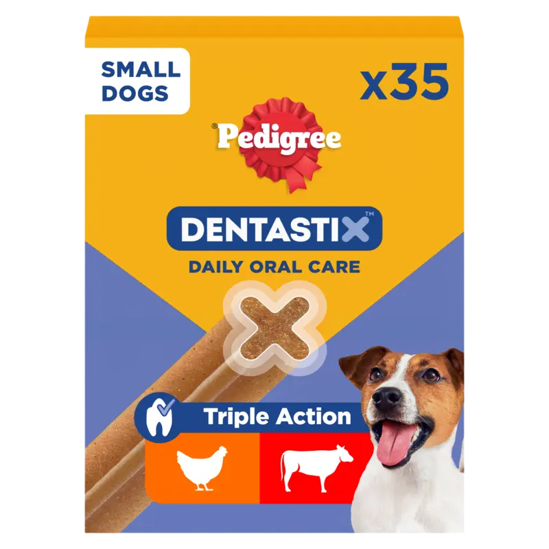 Pedigree Dentastix Mini Kauwstaaf - Gebitsverzorgende Hondensnack - 35 Stuks