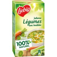 Een afbeelding van Liebig Julienne groentensoep met balletjes bel