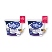 Optimel Proteine yoghurt bosbes vanillesmaak 2pk