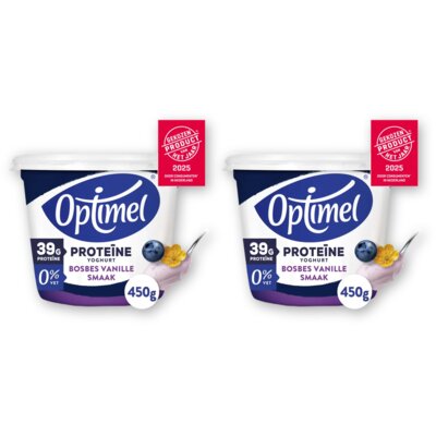 pdp-image-Optimel Proteine yoghurt bosbes vanillesmaak 2pk