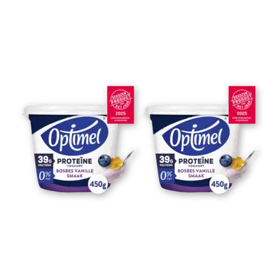 pdp-image-Optimel Proteine yoghurt bosbes vanillesmaak 2pk